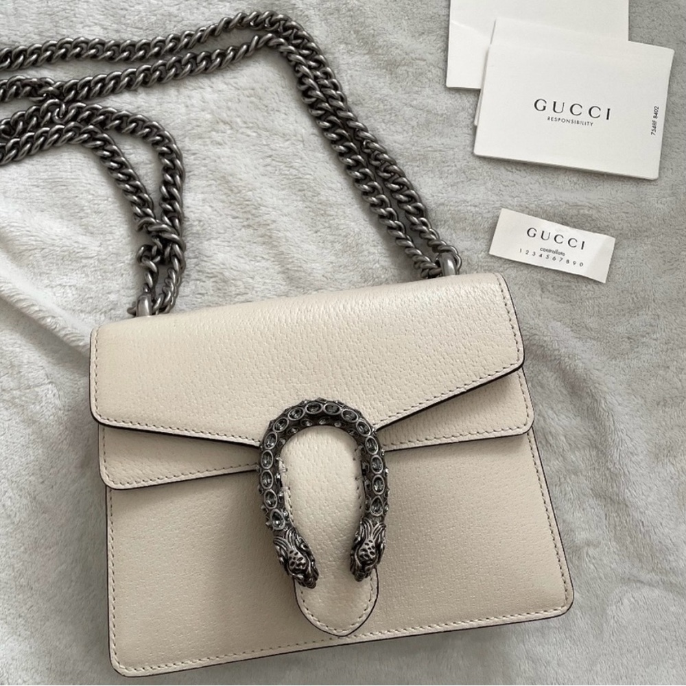 Gucci Mini Dionysus in White